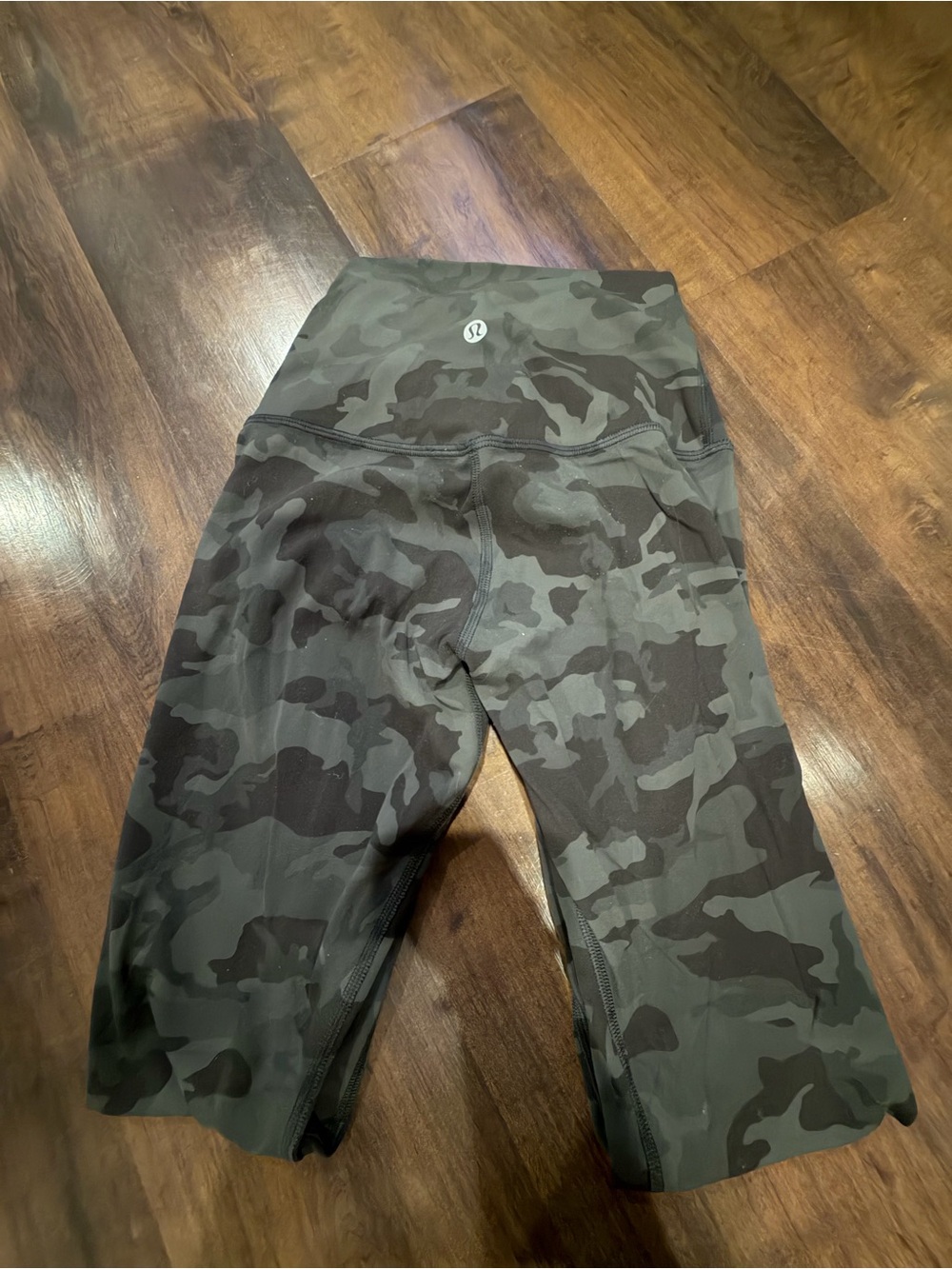 Lululemon Olive & Dark Gray Camo Align Leggings